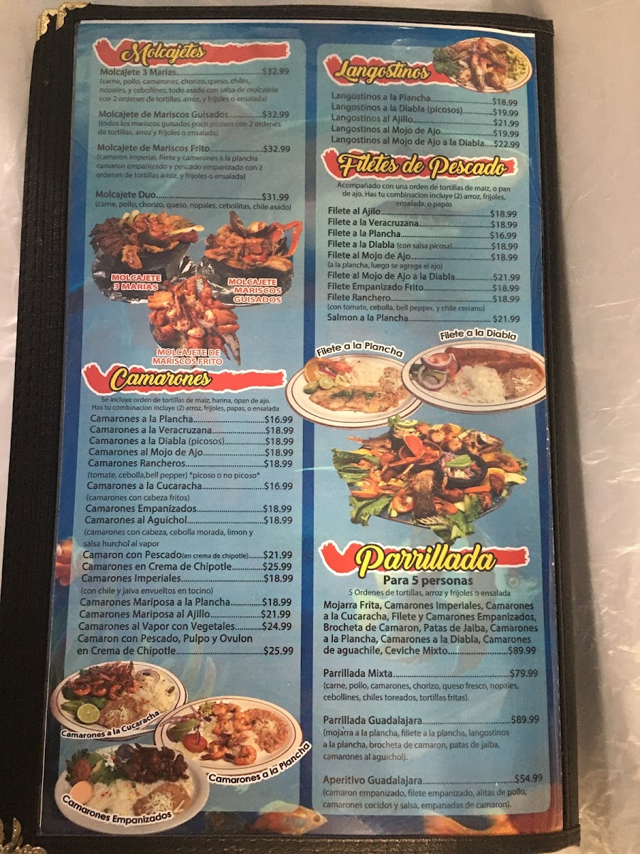 Mariscos Guadalajara Menu - Image 2